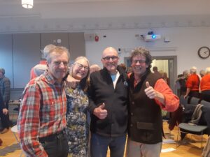 Green councillors Michael Dunk, Helen Kay, Martin Dimery and Shane Collins